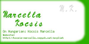 marcella kocsis business card